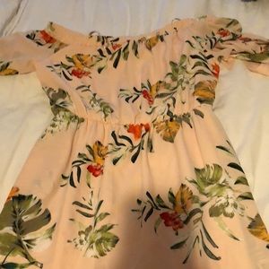 Beautiful off the shoulders summer spring dress
